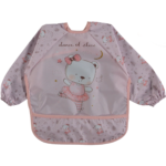 Pembe Ayılı Kollu Önlük