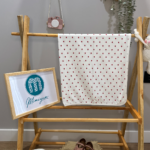 Kalp Desenli 80*90 cm Bebek Battaniye