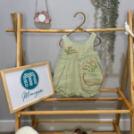 Lavanta Nakışlı Kız Bebek Tulum